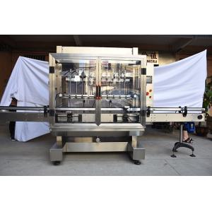 Cooking Oil PET / Glass Bottle Machine 2000BPH Automatic Filling Capping