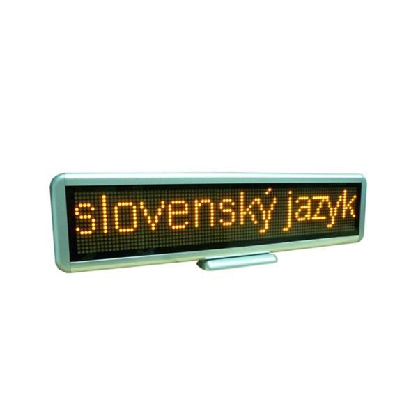 LED Scrolling Message Mini Display Yellow Color Rechargeable/Mulit-language
