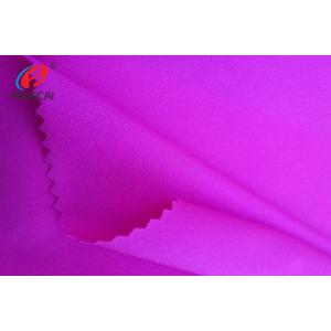 Red Colour Polyamide / Nylon Spandex Fabric For Yoga Leggings