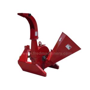 Shear Bolt PTO Shaft 3 Point Wood Chipper With 360 Degrees Discharge Chute