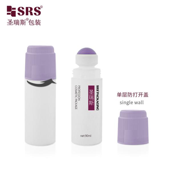 RPPDF-90ML Round Shape Plastic Pain Relief Gel Roll On Roller Ball Bottle Applicator Packaging