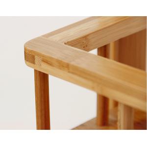 4 tier bamboo fridge storage rack