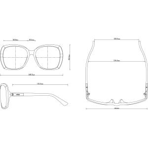 Improved Hygiene Antibacterial Glasses Optical Blue Light Glasses 59mm