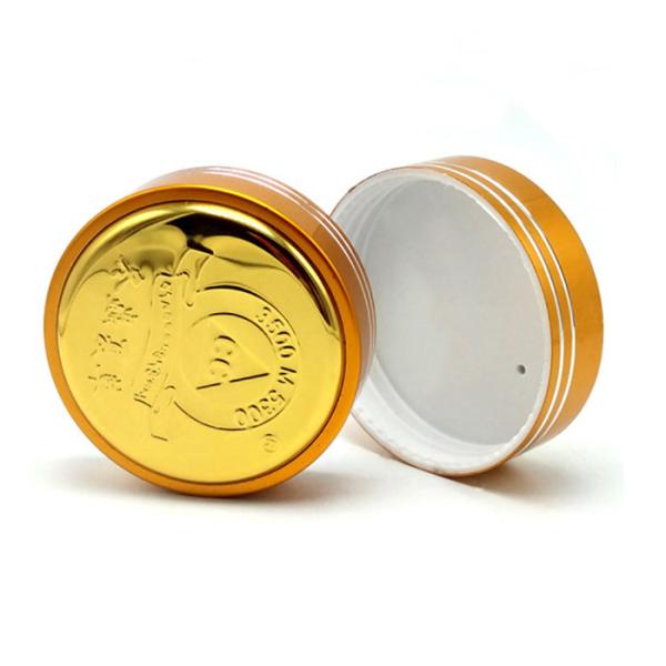 Buy Dome Custom Plastic Caps Screw Cosmetic Cream Jar Cap 53mmx14mm at wholesale prices