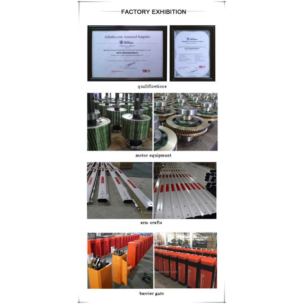 Heavy Duty Servo Motor Car Park Boom Barriers Gate With 10 Million Operation Times