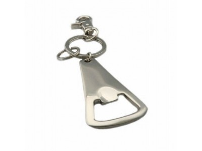 Nickle Plating Promo Keychain Bottle Opener,Die casting zinc alloy nickle plating promotion gift keychain bottle opener