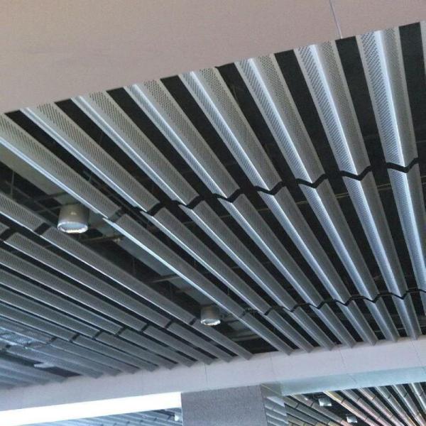 Buy Customizable V Screen Suspended Aluminium Ceiling Sound Absorption at wholesale prices