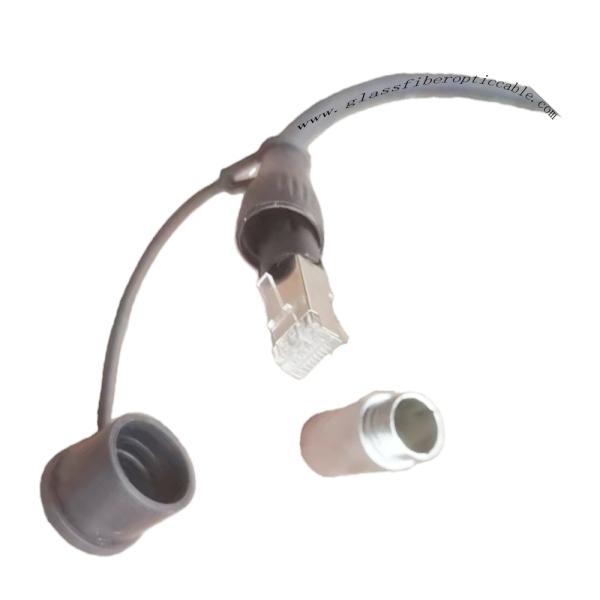 Fan to Fan Ethercon RJ45 Tactical Ethernet 4CH Audio Multicore Network Cable