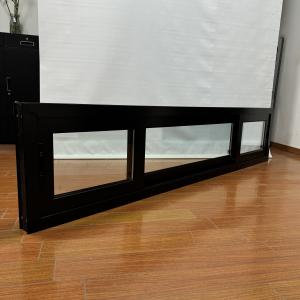 China Custom Aluminum Sliding Bathroom Window with Double Glaze on sale