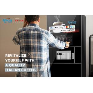 Macas Commercial Coffee Machine with 27inch Touchscreen and Auto Cleaning