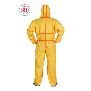 Decontamination Heavy Duty Protective Coverall Disaster Management Biological