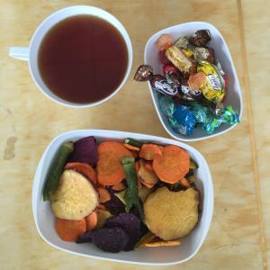 Healthy Food Crispy Dried Fruits and Vegetables Mixed Snacks Fried Sweet Potato