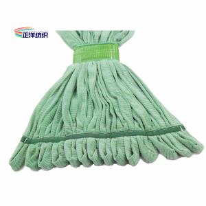 18oz Wet Mop Refill Pads Large Size Green Loop End Tube Mop Head
