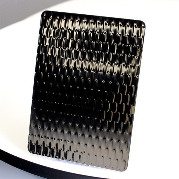 Buy Hammered Decorative Stamped Stainless Steel Sheet 1500mm Width at wholesale prices