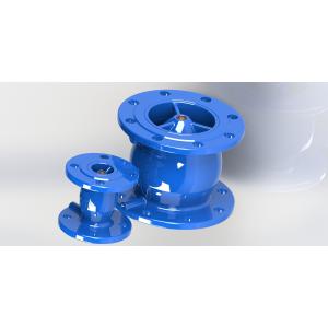 Blue FBE Coated Ductile Iron Check Valve Low Head Loss