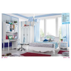 Quality kids glossy painted bed room set furniture,#903 for sale