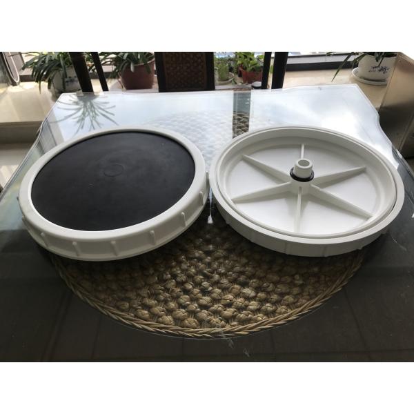 Wastewater Membrane Disc Diffuser Aerator , Disc Micro Bubble Diffuser Municipal