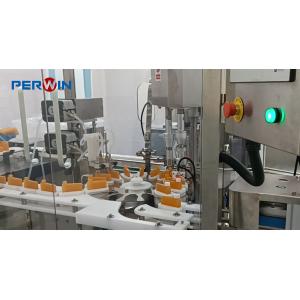 Manually Put Bottles Into Bottle Holders Diagnostic Reagent Filling Line