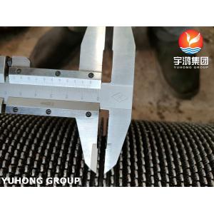 ASTM A335 P9 Welded Helical Serrated Finned Tube With Carbon Steel Fins For