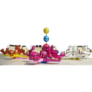 Custom Amusement Park Thrill Rides , 360 Degree Crazy Dance Ride