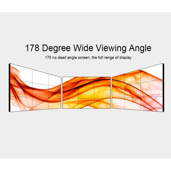 500nits brightness 4K LCD Display 55" , 3.5mm narrow bezel videowall 3840 x 2160 high resolution