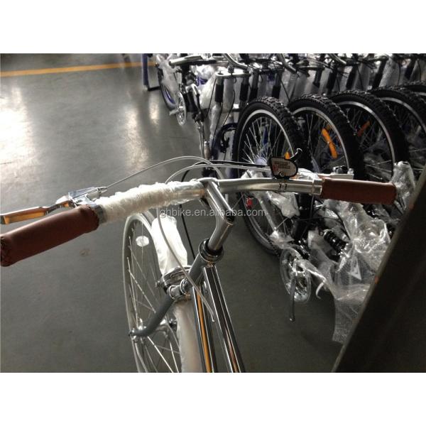 NO Suspension 3 Gear Silver Color Cromo Frame Vintage Ladies Bike Retro Women Lady Bicycle