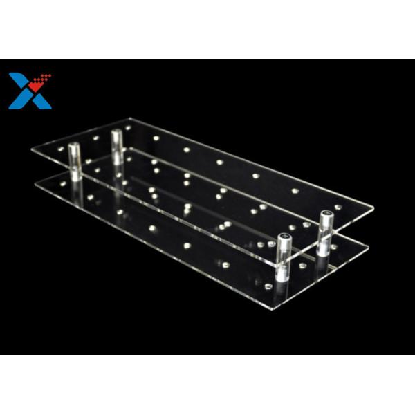 21 Holes Clear Acrylic Cake Pop Stand , Transparent Acrylic Lollipop Stand