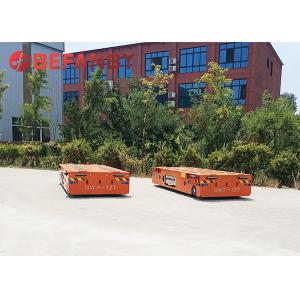 Battery Powered Heavy Duty Trackless Transfer Cart Trolley 1 - 1500 Ton