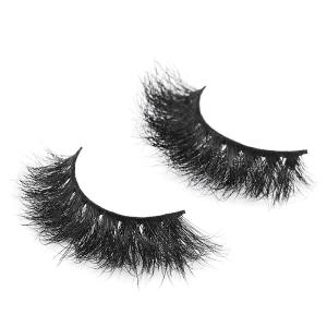 Super Thin Natural Mink Lashes , Natural Look 19mm Mink Lashes