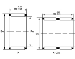 Quality Automotive Bearings Needle Bearings For Automotive K38.4×44.4×44 for sale