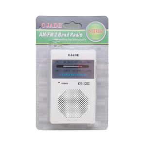 XIBOMAN OE-1202 Portable FM AM Radio Abs Plastic Material Pocket Mini Size AM FM