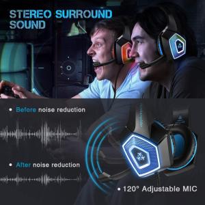 100mA 2.2kohm Hunterspider Noise Cancelling Gaming Headphones