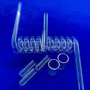 Quality Factory Custom High Temperature Resistant Transparent Quartz Spiral Pipe for sale