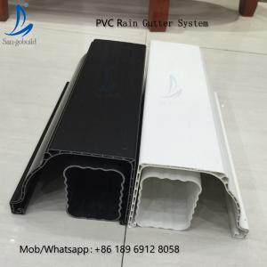 High Quality China PVCRain Water Collector, Rain Roof Gutter Price Philippines