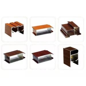 Recyclable 6061 T6 Wood Grain Aluminum Extrusion