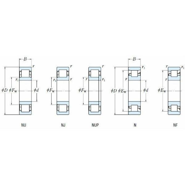 Cylinder Roller Bearing NN3014K With Black Corner size 70MM*110MM