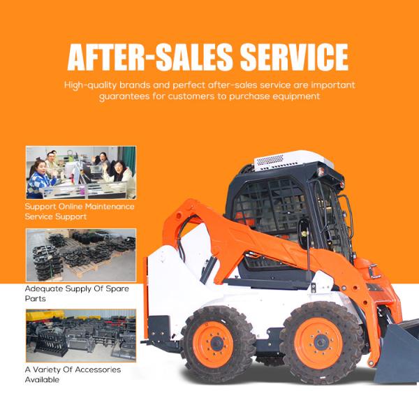 High Quality New Small Multifunction Mini Skid Steer Loader diesel Mini Wheel Skid Steer Loaders