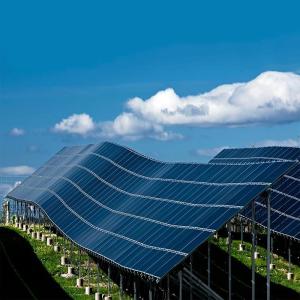 Galvanized Base Metal Solar Panel Ground Mounting Systems Structure