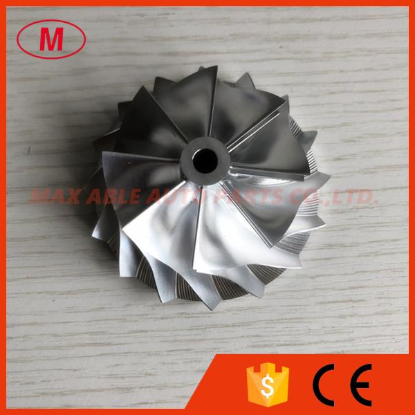 Buy T04B 54.10/69.96mm 8+8 blades high performance Turbo Aluminum 2618 /Billet/milling compressor wheel at wholesale prices