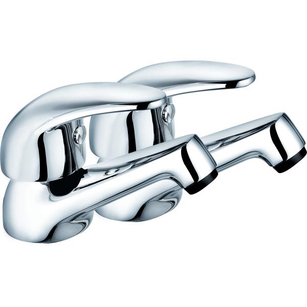 Buy Polished Chrome Bathroom Mixer Faucet Of Style And Function T8061B at wholesale prices