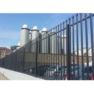 ISO9001 Polyester Powder Coated Steel Security Fence Panels Long Lifespan