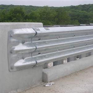 Galvanized W Beam Guardrail Bridge Terminal End Custom Shape for Enhanced Road