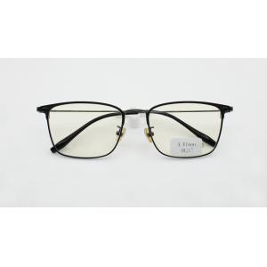 Rectangle Metal Browline Eyeglasses Unisex stainless Frame Full-Rim Stylish