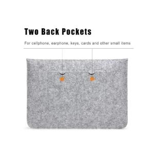 Custom Portable Felt Laptop Bag For 13 Inch Macbook Air / Macbook Pro