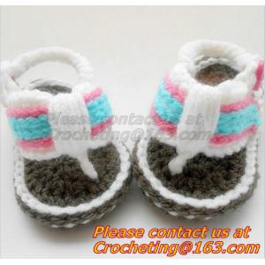 Slippers Baby crochet shoes crochet Cotton Crochet monkey Slippers Houseshoes