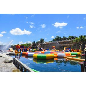 Customized PVC Floating Aqua Park Determined For Swimming Pool