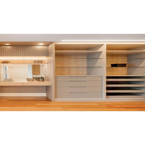 Customizable Solid Wood Wardrobe for End Bedroom Organization and Storage