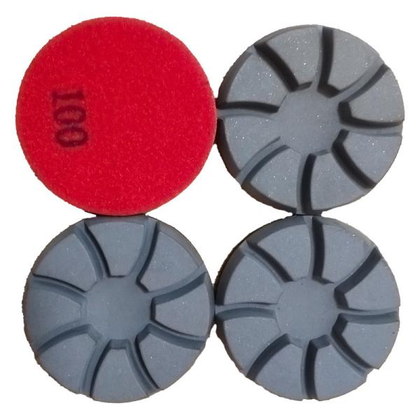 3inch 80mm Transition Ceramic Bond Concrete Floor Polishing Tool 10mm