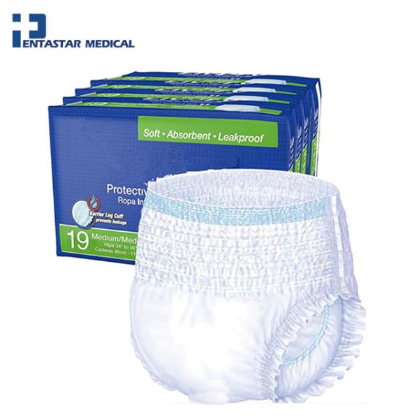 Premium Disposable Adult Pull Up Diaper With Super Absorption Adult Incontinent Usage
