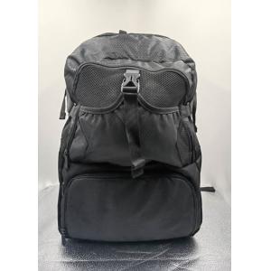 Large Capacity Custom Football Backpack , Black Soccer Backpack With Shoe